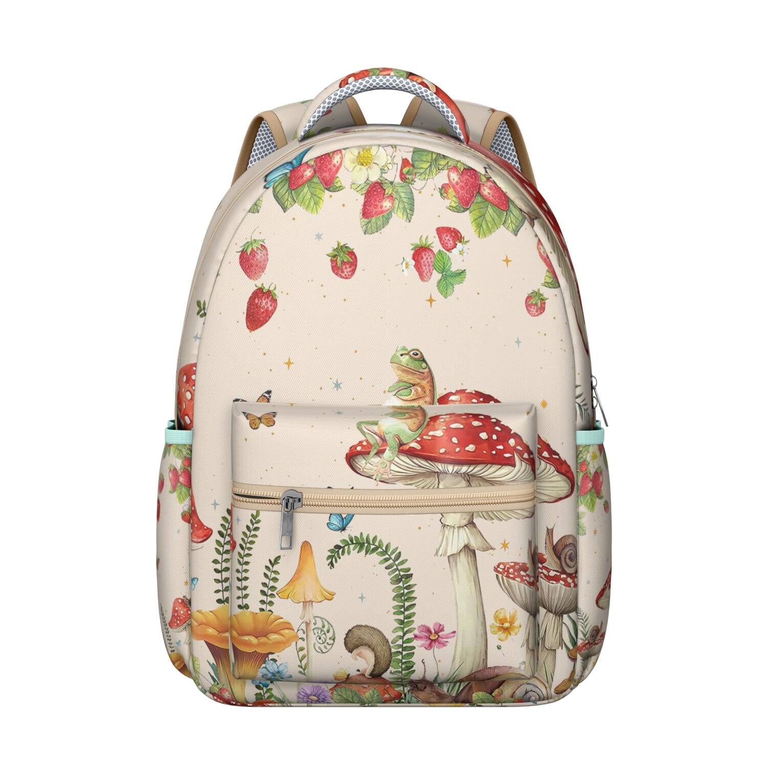 Whimsical Mushroom Backpack Boho Vintage Magical Forest Fairy Tale ...