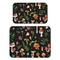 thumbnail image 1 of Whimsical Mushroom Coffee Mat 2pcs - Vintage Gothic Design with 4-Layer Absorption for Espresso Machines, 1 of 5