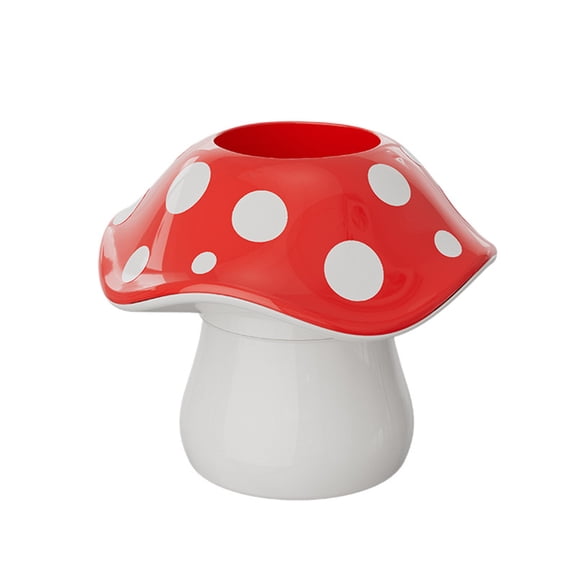 Whimsical Mushroom Pen Pencil Organizers Multi Use Desktop Container For Stationery Cosmetics Plastic Gift For Decors