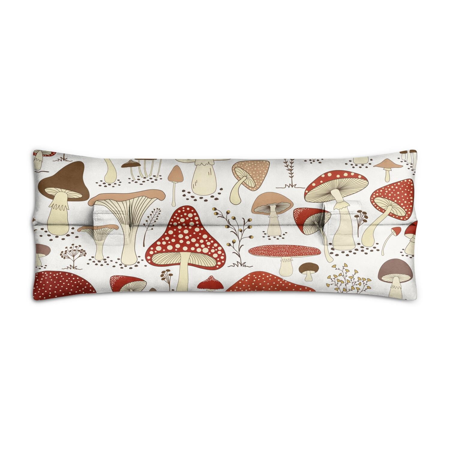 Whimsical Mushroom Seatbelt Pillow for Women - Post Mastectomy Breast Surgery Heart Surgery Recovery Support - Soft Seat Belt Cushion Pad (Cottagecore Fungi)