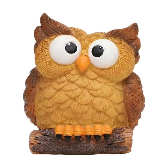 Whimsical Owl Indoor Plant Pot, Small Plant Decor, Cute Desk Decor, Desk Plants Decor, 3.5X3.5X3.5 Inch Decorative Owl Bird Shaped Vessel for Home Shelves, Office Workstation,