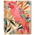 thumbnail image 1 of Whimsical Parrot Canvas Tropical Abstract Wall Art by Art Remedy, Gallery Wrapped, 30" x 36", 1 of 7