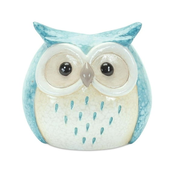 Melrose International LLC Owl (Set of 3) 3.75"H, 4"H, 4.25"H Terra Cotta