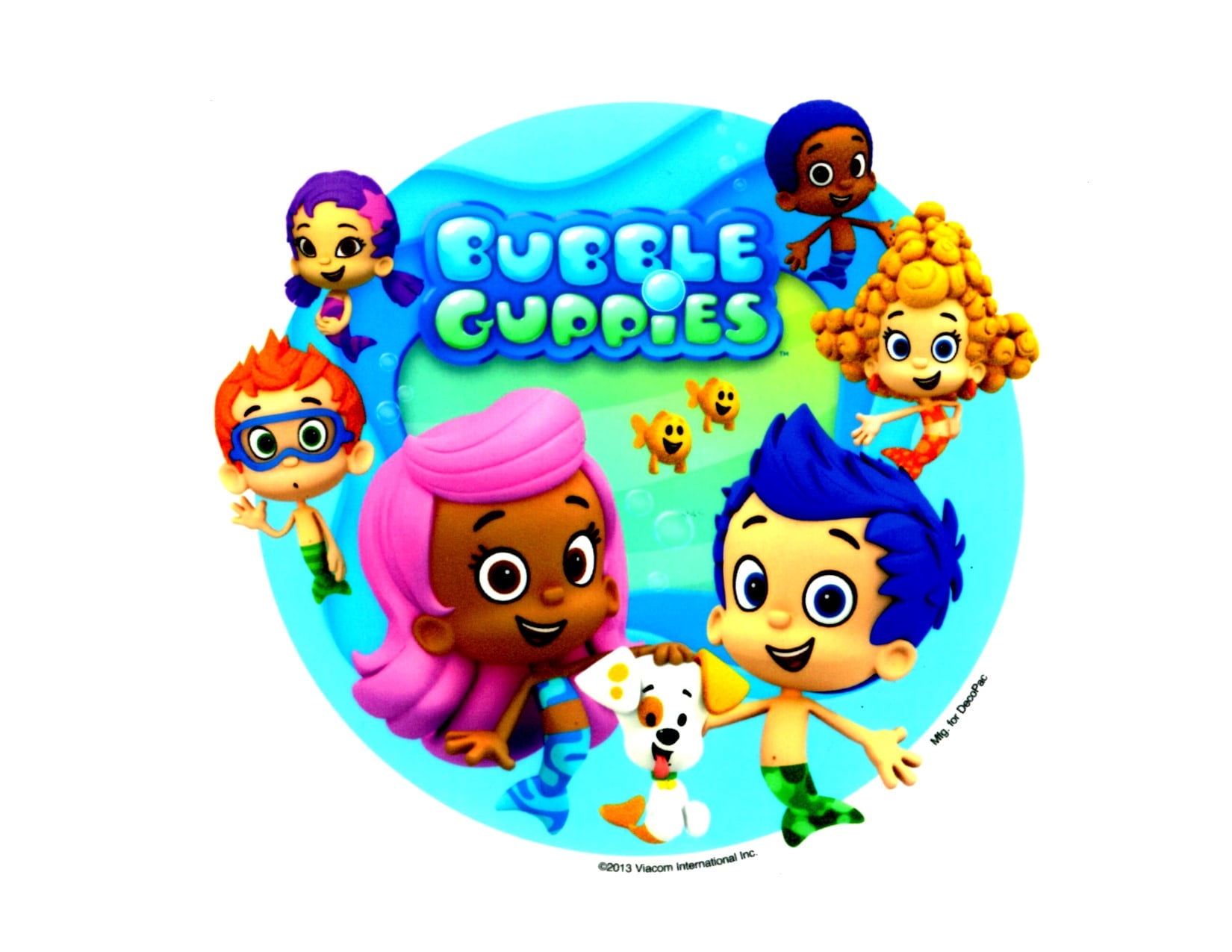 Whimsical Practicality's Bubble Guppies Edible Icing Image Cake Topper-1/4 Sheet or Larger