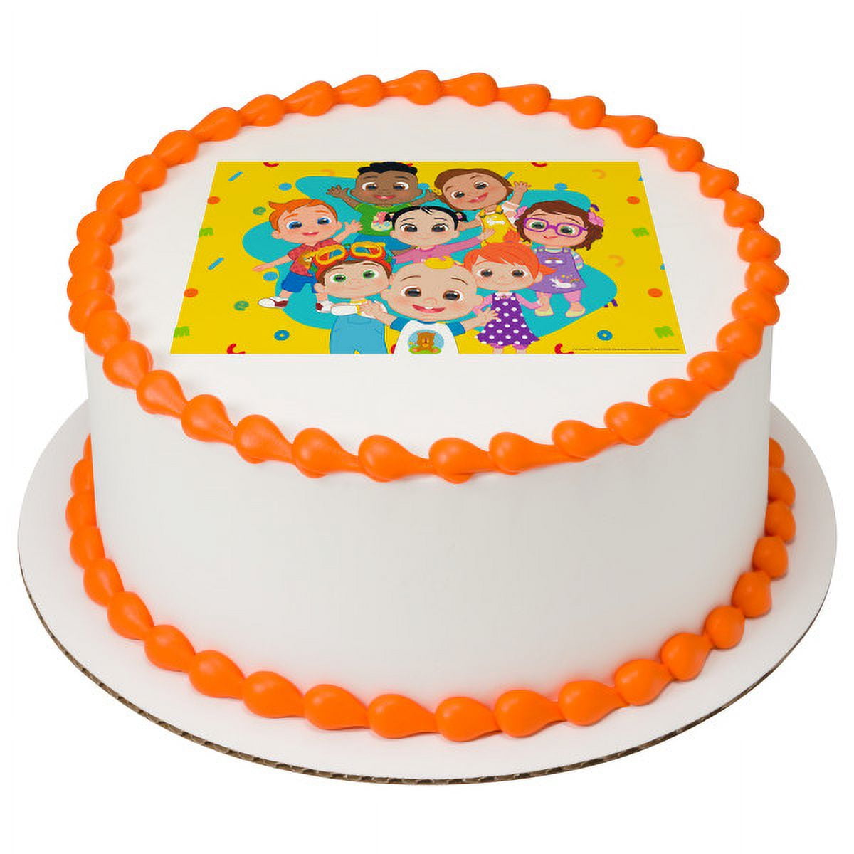 Whimsical Practicality's CoComelon Fun Day Edible Icing Image Cake Topper-6 Inch Round or Larger