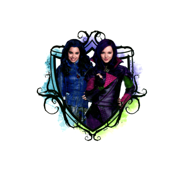 Whimsical Practicality's Descendants Edible Icing Image Cake Topper-1/4 Sheet or Larger