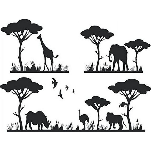 Whimsical Practicality's Jungle Scene Birthday Border Cake Side Strips