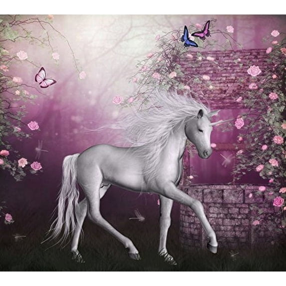 Whimsical Practicality's Last Unicorn Edible Cake Image Topper 1/4 Sheet