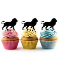 thumbnail image 1 of Whimsical Practicality's Lion Silhouette Acrylic Cupcake Toppers 12 pcs, 1 of 1