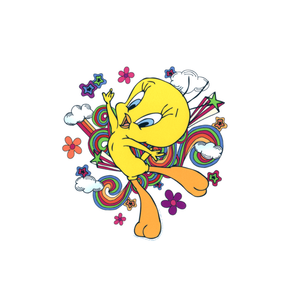 Whimsical Practicality's Looney Tunes Tweety Bird Edible Icing Image Cake Topper-6 inch Round or Larger