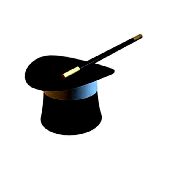 Whimsical Practicality's Magician Hat Magic Birthday - Edible Cake or Cupcake Topper