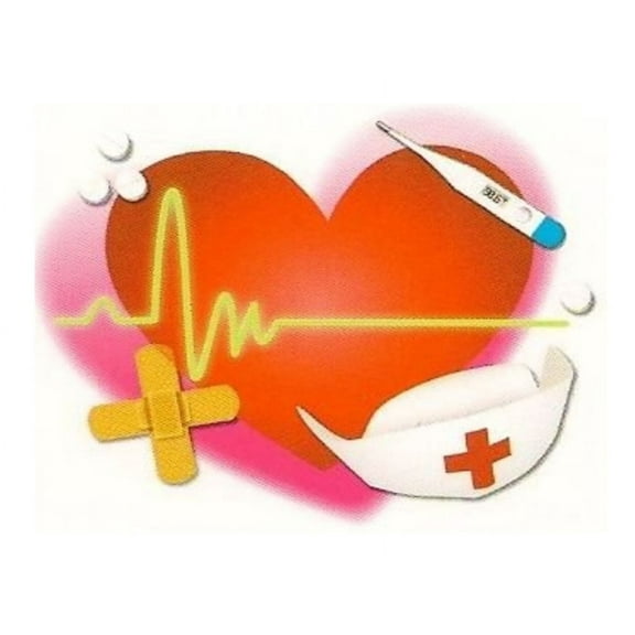 Whimsical Practicality's Nursing Graduation Edible Icing Image Cake Topper-8 inch Round or Larger