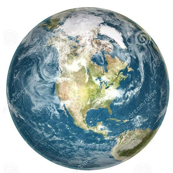 Whimsical Practicality's Planet Earth Edible Icing Image Cake Topper-1/4 Sheet or Larger