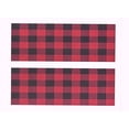 thumbnail image 1 of Whimsical Practicality's Red Plaid Birthday Cake Side Designer Strips Edible icing Image, 1 of 1