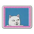 thumbnail image 1 of Whimsical Practicality's Rip N Dip Lord Nermal Peeking Edible Icing Image Cake Topper (3" Round (6 per sheet)), 1 of 1