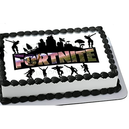 Whimsical Practicality's Royale Battle Edible Icing Image Cake Topper-1/4 Sheet or Larger