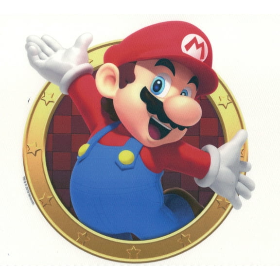 Whimsical Practicality's SMB Super Mario Bros. Edible Icing Image Cake Topper-8 inch Round or Larger