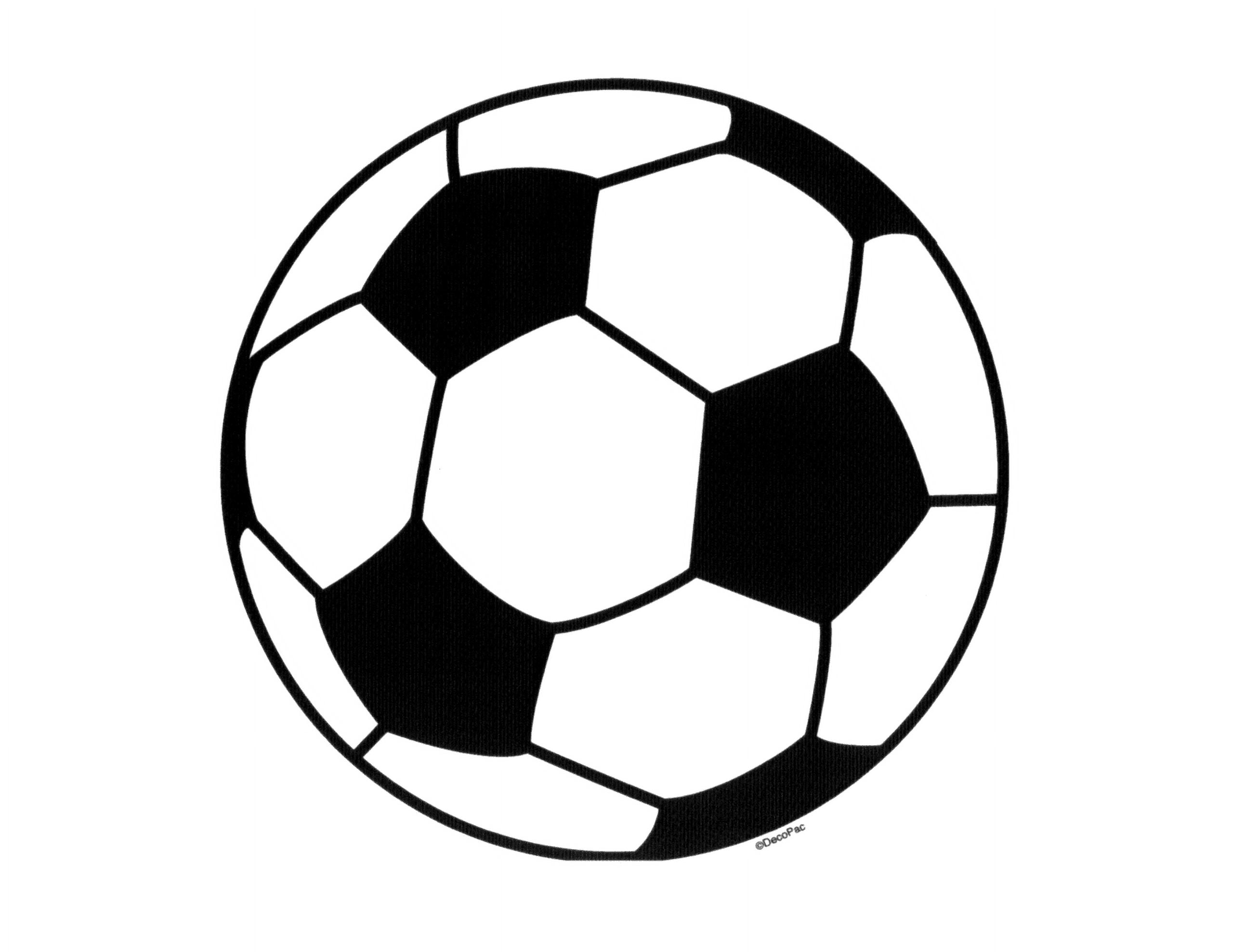 WHIMISCAL PRACTICALITY Whimsical Practicality's Soccer Ball Edible Icing Image for 1/4 sheet cake