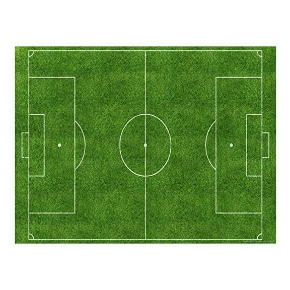 Whimsical Practicality's Soccer Field Edible Icing Image Cake Topper-1/4 Sheet or Larger