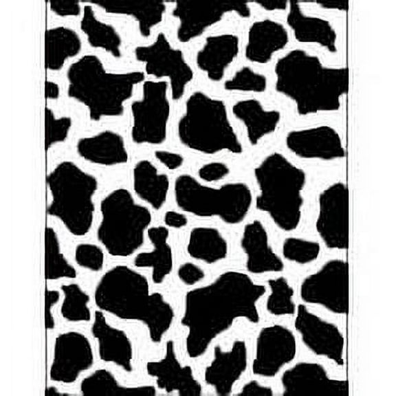Whimsical Practicality's Traditional Cow Spots Edible Icing Image Cake Topper-1/4 Sheet or Larger