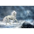 thumbnail image 1 of Whimsical Practicality's White Unicorn Edible Icing Image Cake Topper-1/4 Sheet or Larger, 1 of 1