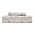 thumbnail image 1 of Whimsical Print Collection Microfiber Sheet Set, Twin, Rainbow Red, 1 of 3
