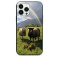 thumbnail image 1 of Whimsical Rainbow and Sheep Duo Design Phone Case for iPhone 7 8 X XS XR SE 11 12 13 14 15 Pro Max Mini, 1 of 1