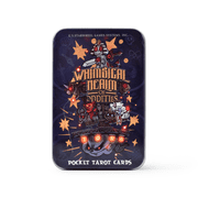 Whimsical Realm of Oddities Tarot Deck   Surreal Cat & Skeleton, Cartoon Fantasy Divination Cards, Deluxe or Tin Edition with Guidebook
