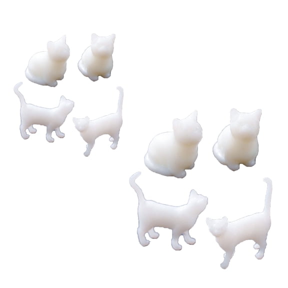 Whimsical Resin Fillers in Crystal Droplets Miniature Figurines Silicone Mould Supply for Lovers and Collectors