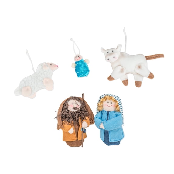 This Whimsical Six-Piece Plush Nativity Set Is The Perfect 'starter-Set' For Your Children. Great Way To Introduce Them To The Story Of Christmas by Roman