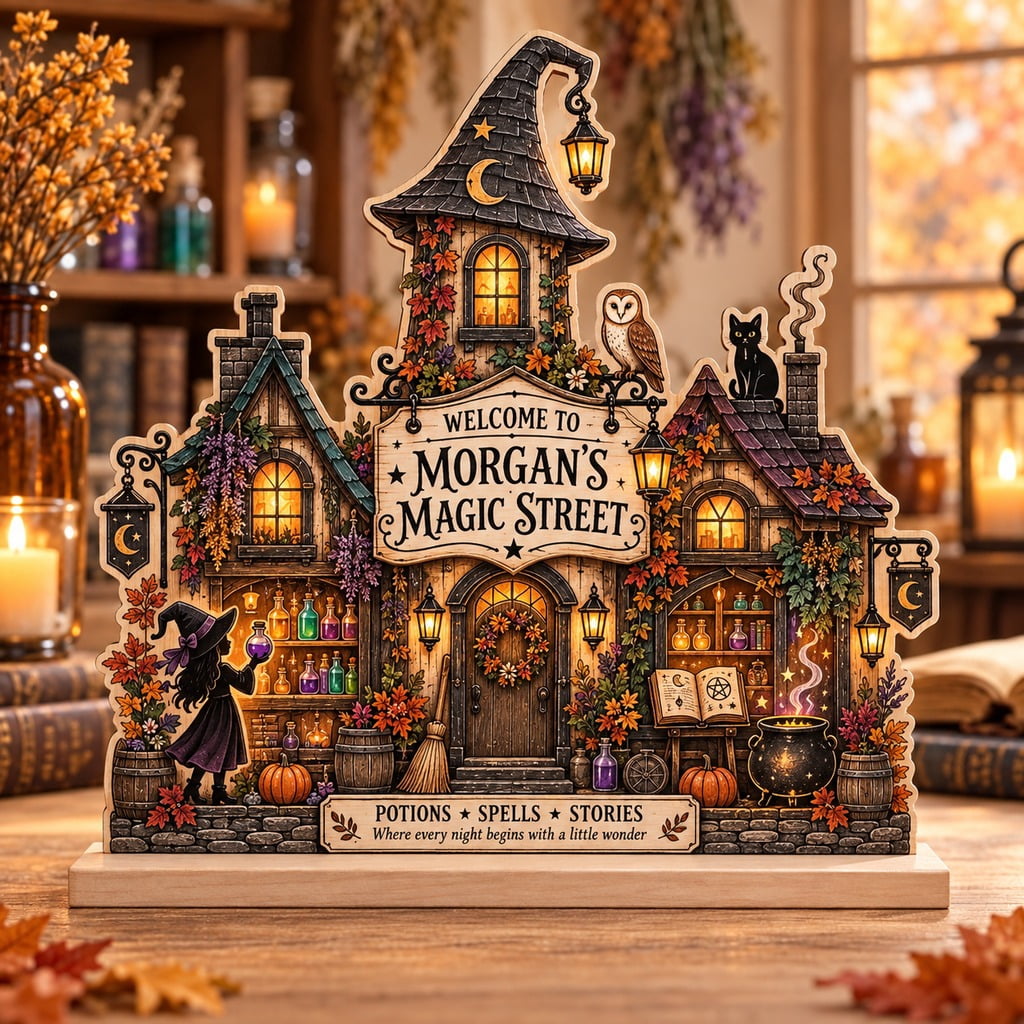 Whimsical Tabletop Display Magic Street - Walmart.com