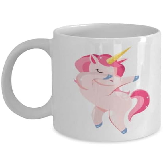 Whimsical Unicorn 11 oz Coffee Mug - Fantasy Gift White Ceramic