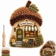 thumbnail image 1 of Whimsical Village 3D Fabric Poke Art Kit, Floral Mushroom Cottage | Creative Craft Set, Flowers Activity Summer Gift Home Decor Craft for Adult Beginner Handmade Hobby Gift(Acorn Bakery), 1 of 8