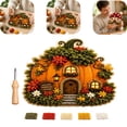 thumbnail image 1 of Whimsical Village 3D Fabric Poke Art Kit Poke Art Kit for Adults No Sew Beginner DIY Craft Screen Free Relaxing Handmade Desktop Decoration & Family Bonding Activity Gift,E, 1 of 6