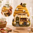 thumbnail image 1 of Whimsical Village 3D Fabric Poke Art Kit, Poke Art Kits for Adults, Creative Screen-Free Activity for Weekend Crafting and Unique Gift Idea (Beehive Honey), 1 of 8