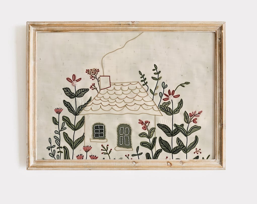 Visual Reference: Whimsical Wall Art Botanical Prints Wall Hanging Boho Wall Art