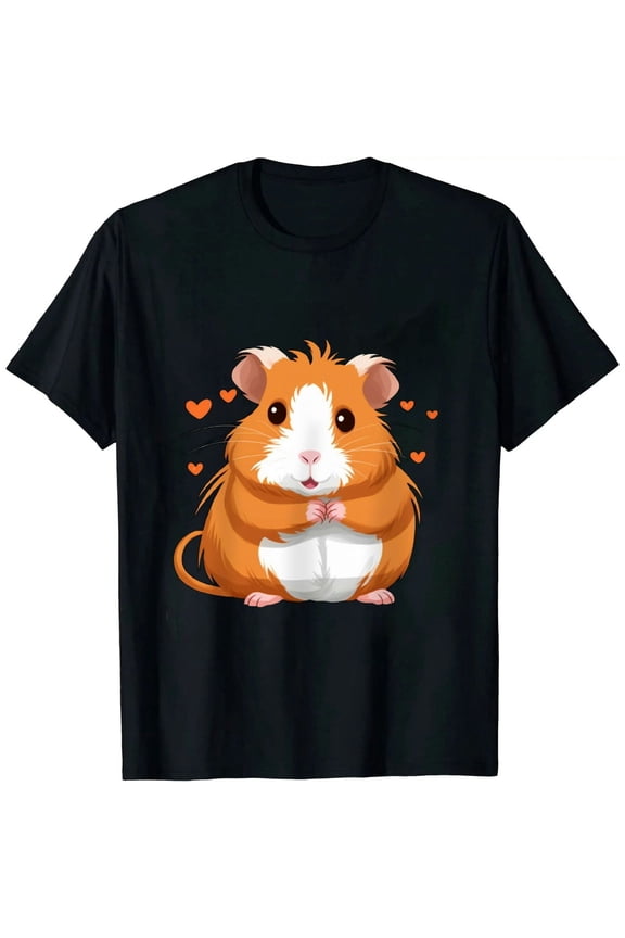 Whimsical Wheek Shirt: A Beloved Choice for Girls and Women Who Love Cute and Comfortable Guinea Pig Apparel