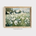 thumbnail image 1 of Whimsical White Wildflowers, Able, Scenic Floral Wall Art, Romantic Landscape Artwork Decor, Spring Summer Home Decor, 8x12 UNFRAMED, 1 of 3
