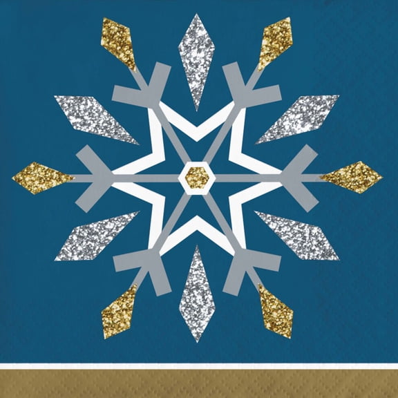Whimsical Winter Paper Beverage Napkins 16 Per Pack