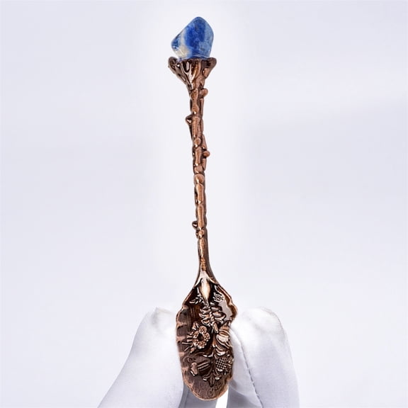 Whimsical Witchcraft Spoon by Ideayard – 1-Piece Crystal-Adorned Retro Collectible for Gifting