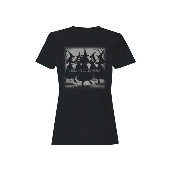 Whimsical Witches Dance Art Women's T-shirt