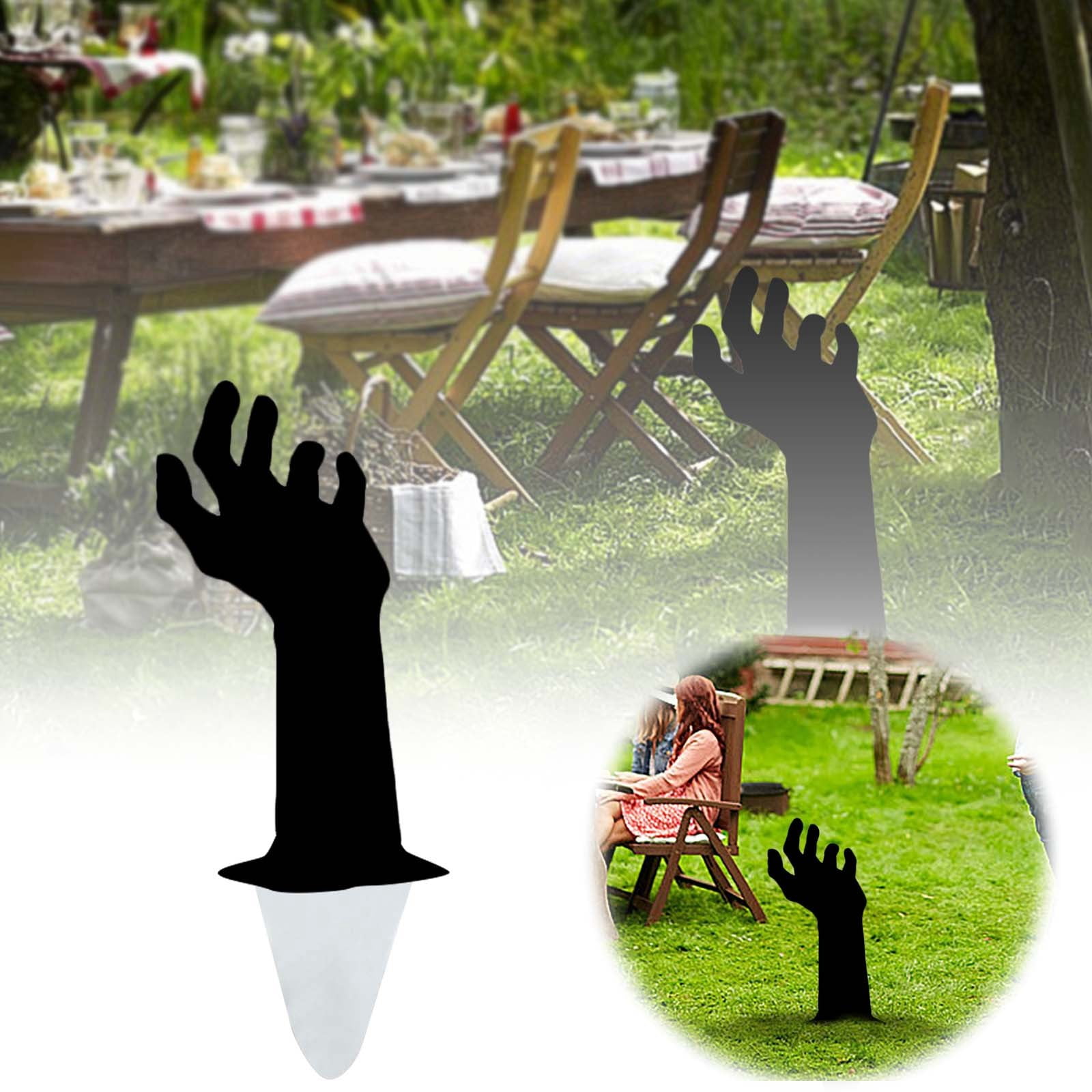 Whimsical Wooden Ground Stake Festive Outdoor Ornaments For Cemetery