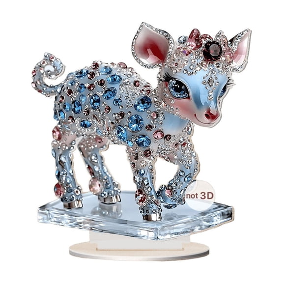 Whimsical Woodland Animal Acrylic Standee Flat Raccoon Fox Hedgehog Figurine For Coffee Table Bookshelf Home Accent Decor