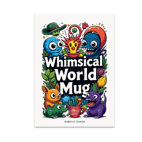Whimsical World Mug Art - Imaginative Decor Enthusiast - 13x19 Poster Print