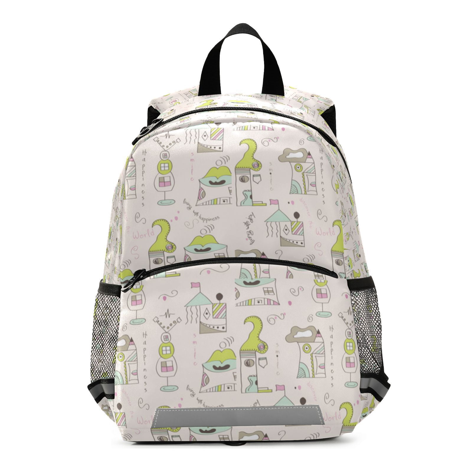 Whimsical houses happy world(2) Backpack Travel Laptop Casual College ...