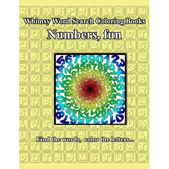 Whimsy Word Search, Numbers: Fun, (Paperback)