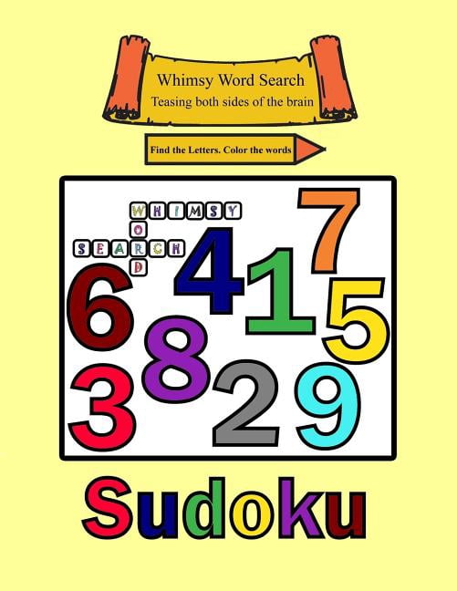 Whimsy Word Search: Sudoku Paperback 1974666050 9781974666058 Claire Mestepey