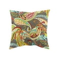 thumbnail image 1 of Whimsy grey paisley 20" pillow, 1 of 1