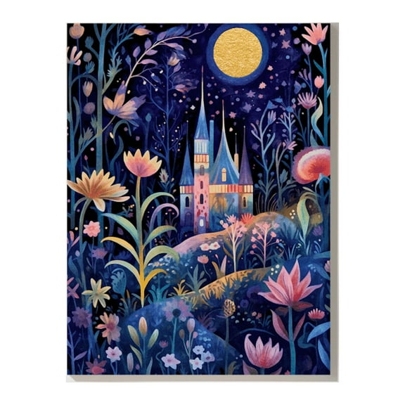 Whimsy in Bloom - Enchanting Whimsical Gardens Canvas & Poster Prints - Enhance Your Living Space