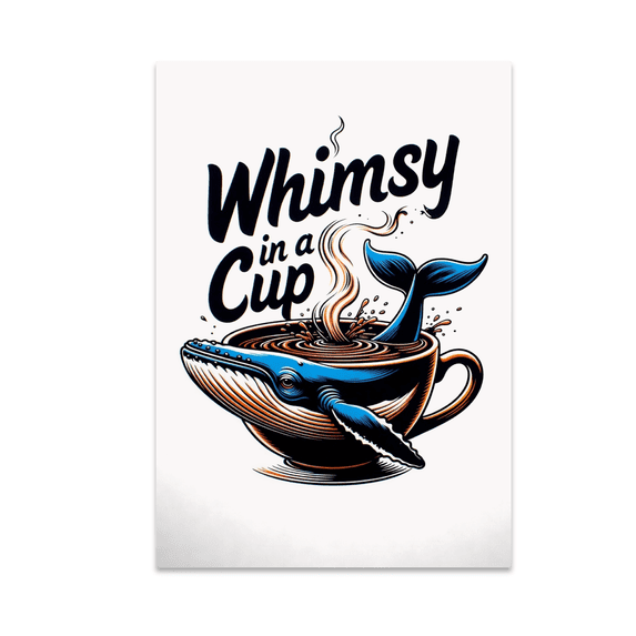 Whimsy in a Cup Surreal Wall Decor - Art Enthusiast - 13x19 Poster Print